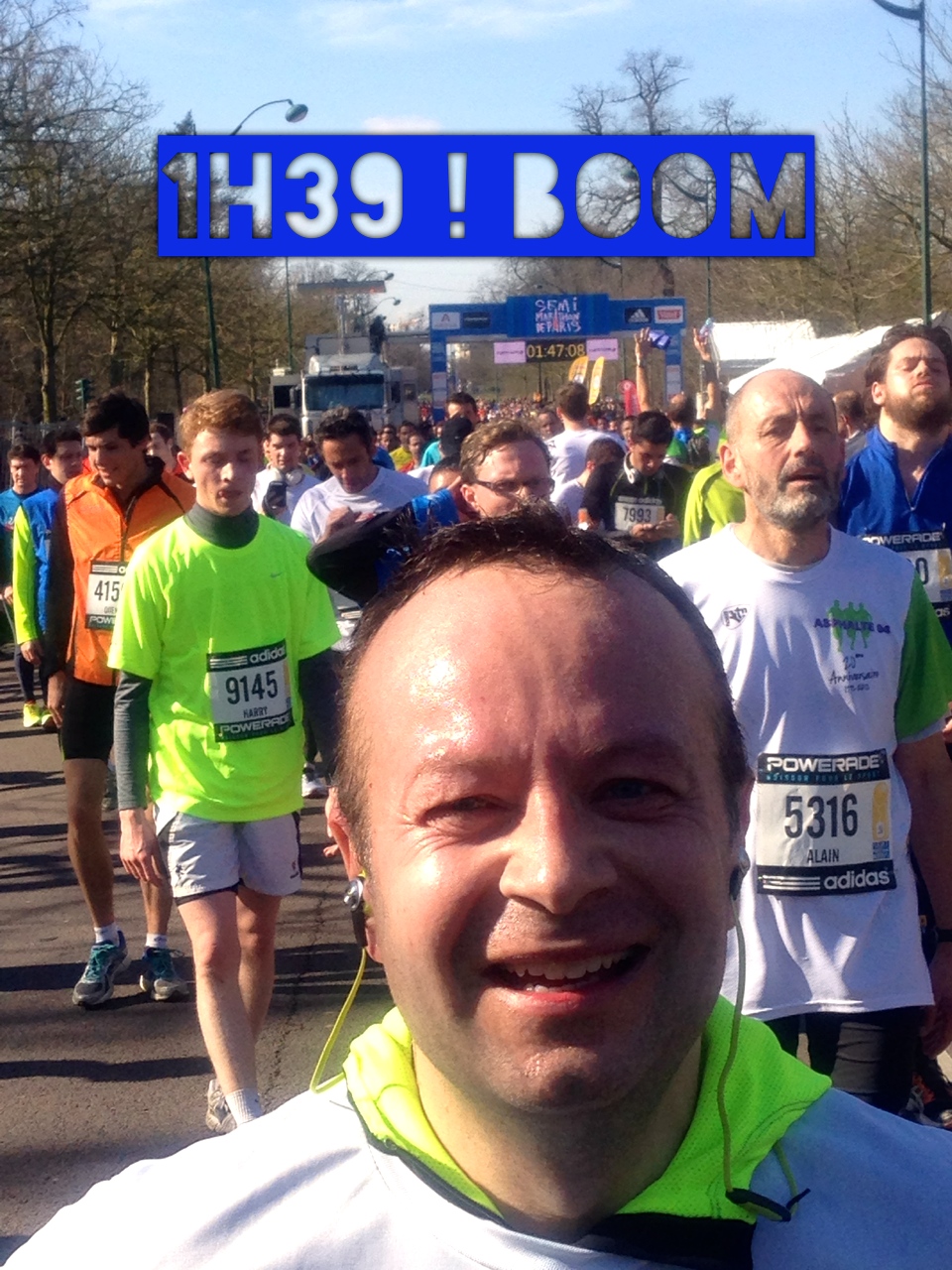 Mon semi marathon de Paris 2014 !
